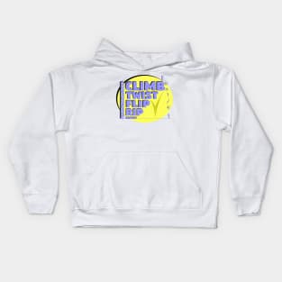 Pro Cliff Diver - Climb Twist Flip Rip Repeat Kids Hoodie